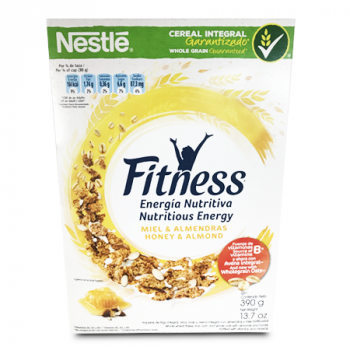 NESTLE FITNESS HONEY & ALMOND CEREALS 390G