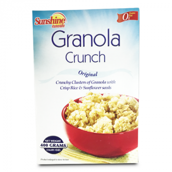 SUNSHINE CEREALS GRANOLA CRUNCH ORIGINAL 400G