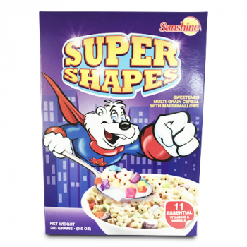 SUNSHINE CEREALS SUPER SHAPES 280G