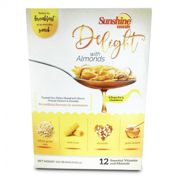 SUNSHINE CEREALS DELIGHT WITH ALMONDS 420G