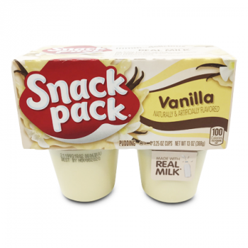 SNACK PACK VANILLA 4PK 