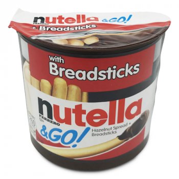 NUTELLA W/BREADSTICKS 52G