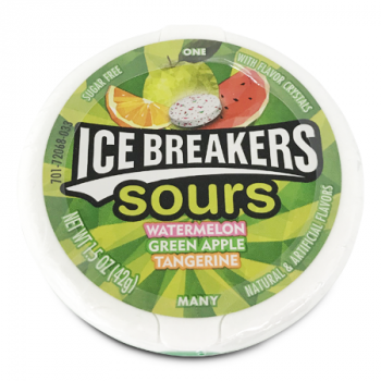 ICE BREAKERS SUGAR FREE SOUR 42G 