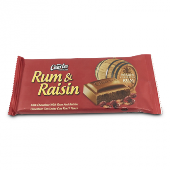 CHARLES RUM & RAISIN CHOCOLATE 100G