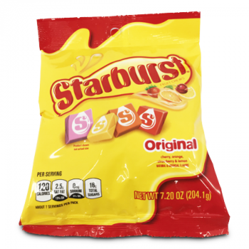 STARBURST ORIGINAL FRUIT CHEWS 7.20OZ