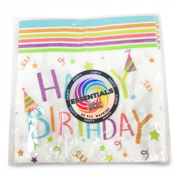 ESSENTIALS HAPPY BIRTHDAY NAPKINS 