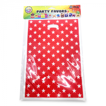 ESSENTIALS RED PARTY BAGS 10PCS 