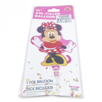 MS IMPORTS MINNIE  MOUSE FOIL BALLOON 14"