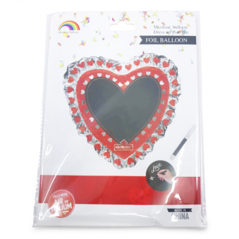 MS IMPORTS HEART FOIL BALLOON 