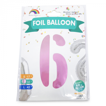 MS IMPORTS NO. 6 FOIL BALLOON 32" 