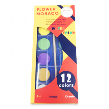 FLOWER MANACO WATER COLOUR 12COLS 