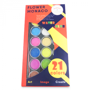 FLOWER MANACO WATER COLOURS 21COL