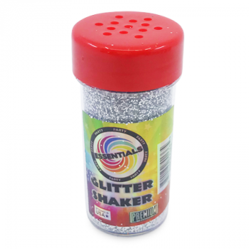 ESSENTIALS SILVER GLITTER SHAKER 