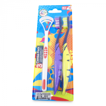 ESSENTIALS TOOTHBRUSH COMBO PACK 3PCS 