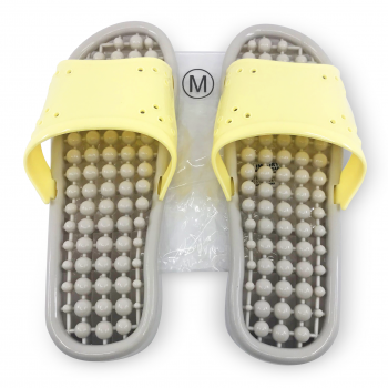 MS IMPORTS YELLOW MASSAGING SLIPPERS 