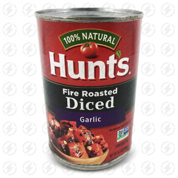 HUNT'S FIRE ROASTED DICED GARLIIC 411G