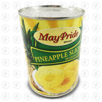 MAYPRIDE PINEAPPLE SLICES IN LIGHT SYRUP 565G