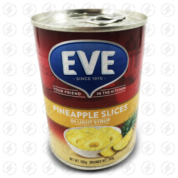 EVE PINEAPPLE SLICES IN LIGHT SYRUP 340G