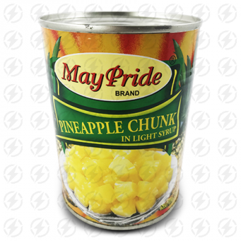 MAYPRIDE PINEAPPLE CHUNK IN LIGHT SYRUP 565G