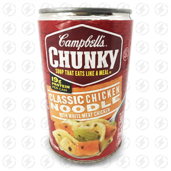 CAMPBELL'S CHUNKY CLASSIC CHICKEN NOODLES W/WHITE MEAT 18.6OZ