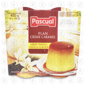 PASCUAL FLAN CREME CARAMEL 4 X 100 G 