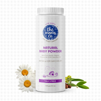 The Moms Co. Talc-Free Natural Baby Powder with Corn Starch