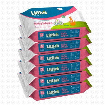 Little's Soft Cleansing Baby Wipes with Aloe Vera, Jojoba Oil