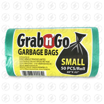 GRAB N GO GARBAGE BAGS SMALL 50'S