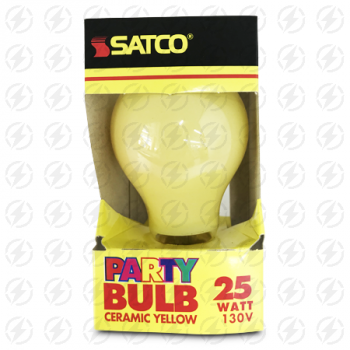 SATCO PARTY BULB YELLOW 