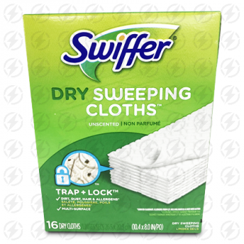 SWIFFER DRY SWEEPING CLOTHS 16'S