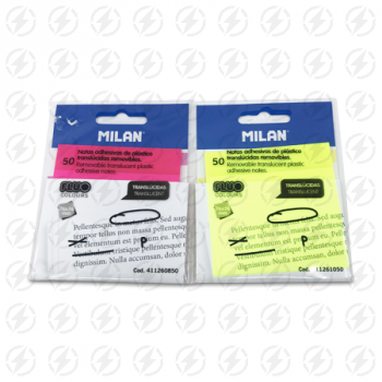 MILAN TRANSLUCENT STICKY NOTES 