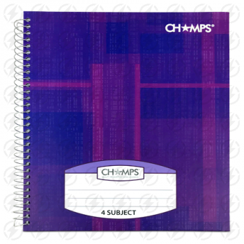 CHAMPS 3 SUBJECT NOTEBOOK
