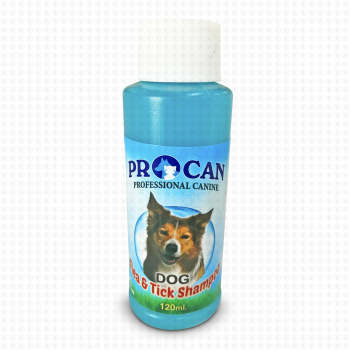 PROCAN FLEA & TICK DOG SHAMPOO 120ML